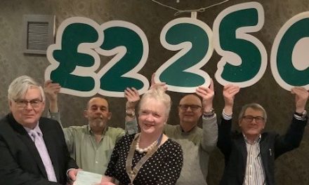 £2,250 Donation from Rotary to Macmillan