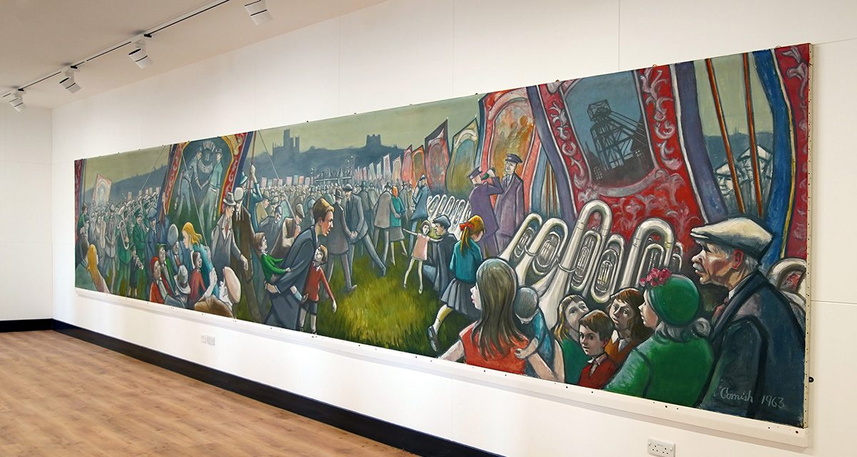Historic Norman Cornish Mural Moved to New Home