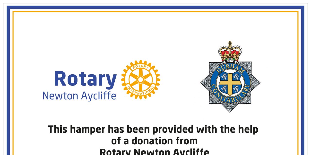 Rotary Working With Newton Aycliffe Police