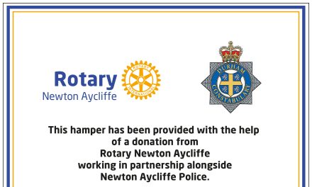 Rotary Working With Newton Aycliffe Police
