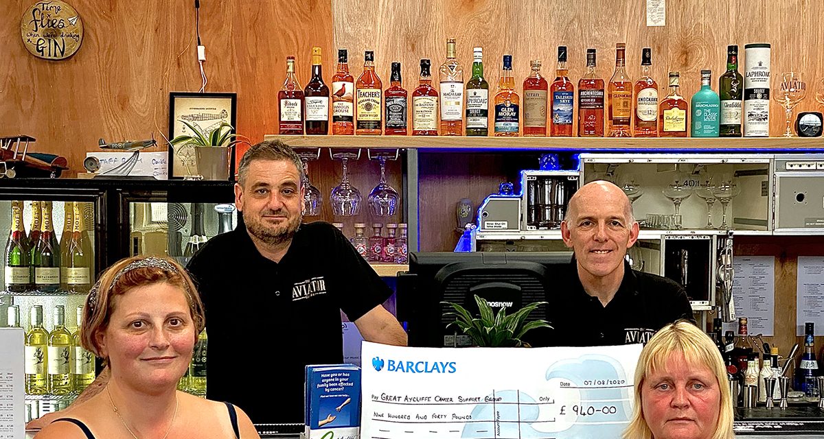 Gin Bar Supports Great Aycliffe Cancer Support Group