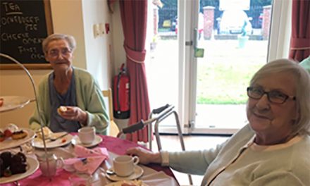 Residents Enjoy a 5*Afternoon Tea