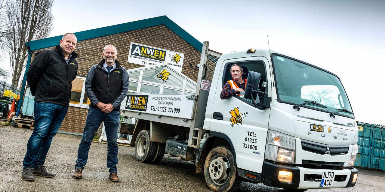 Anwen Construction Lays the Foundations for Growth with Tough, Practical 3.5t FUSO Canter