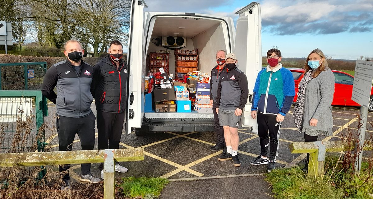 Heighington FC Support Food Banks