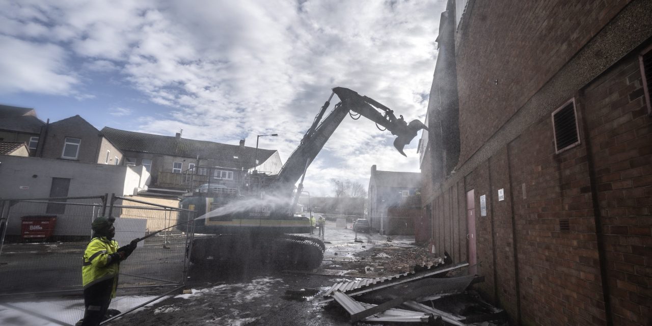 Demolition marks major milestone in shopping centre transformation