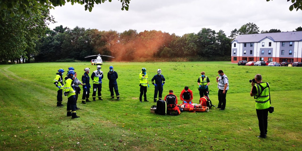 Lift off for helicopter emergency medical service trial