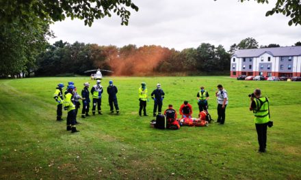 Lift off for helicopter emergency medical service trial