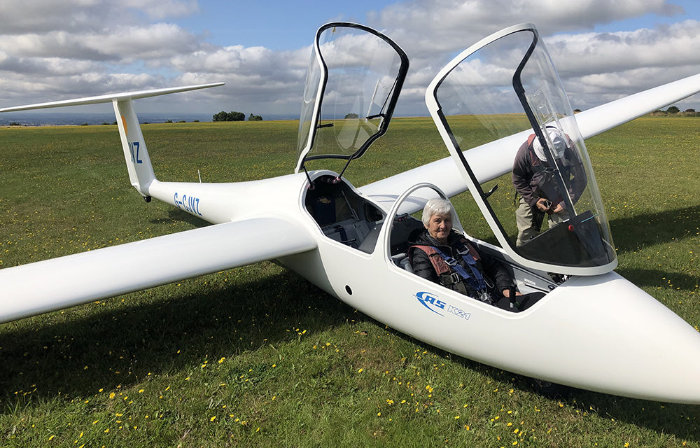 91 Year Old Takes to the Skies