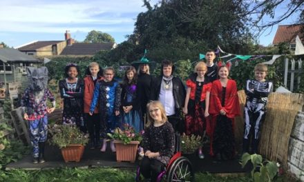 Halloween Allotment Visit