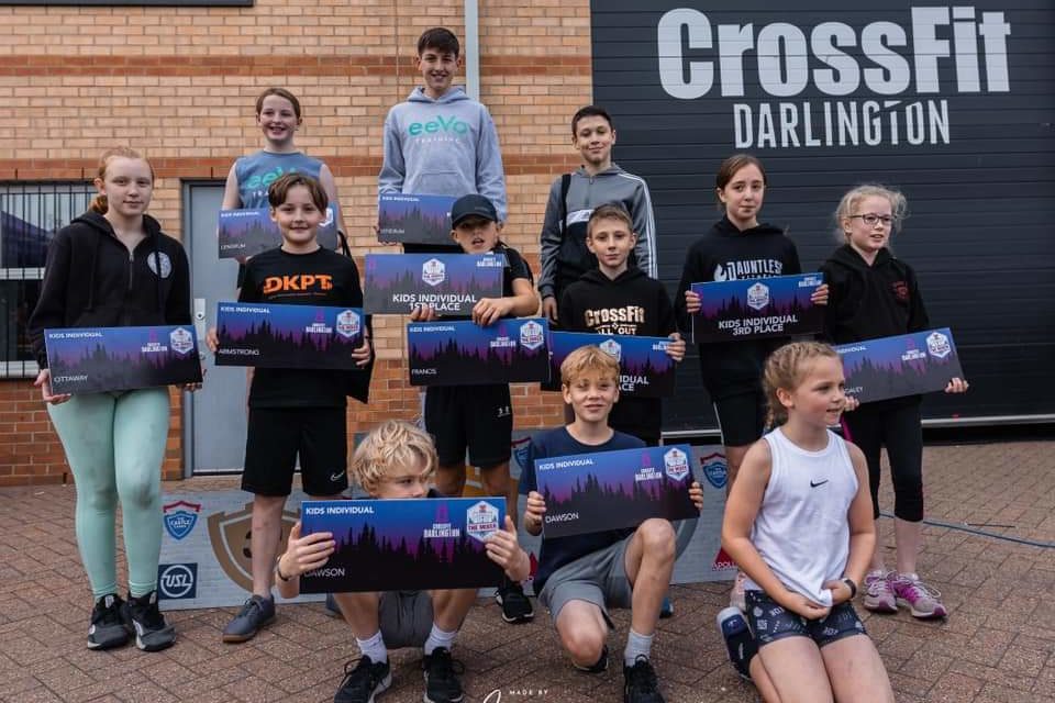 Podium Positions at Castle Games for Crossfit Kids