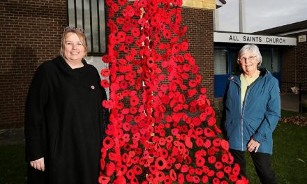 Lighting up County Durham in Remembrance of the fallen