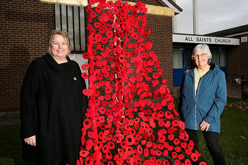 Lighting up County Durham in Remembrance of the fallen