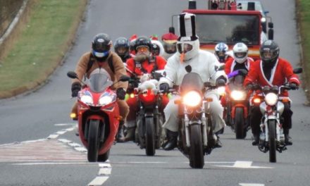 Turbinia and Aycliffe Bike Club Toy Run