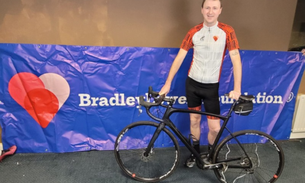 Cyclist Touring Northern League Football Grounds