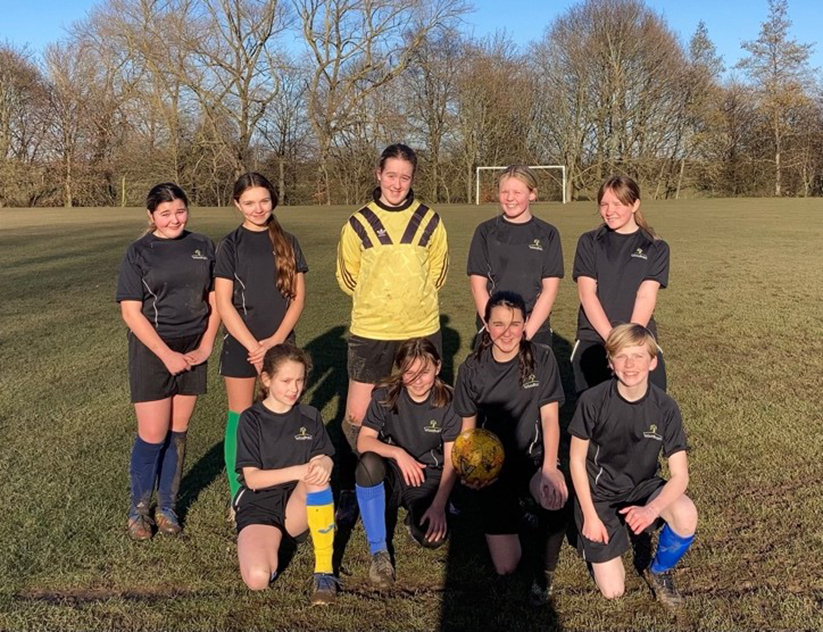 Girls’ Football Kicks-off at Woodham Academy