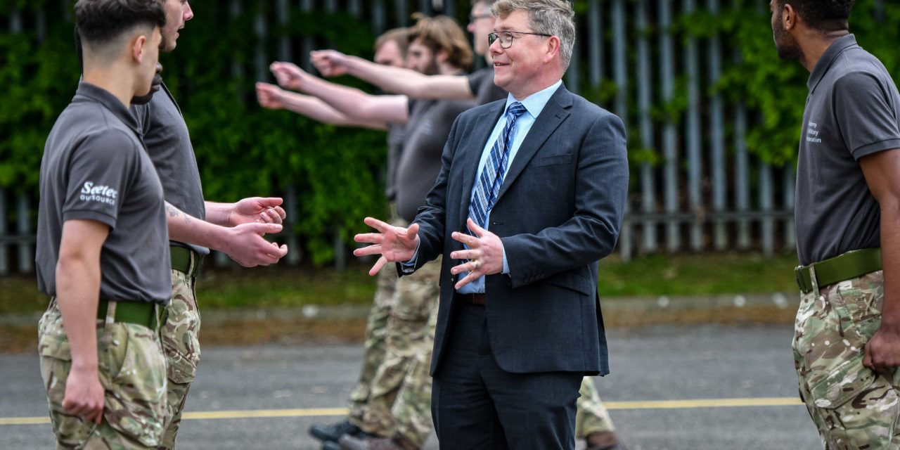 Peter Gibson MP opens new Academy for Military Preparation in Darlington