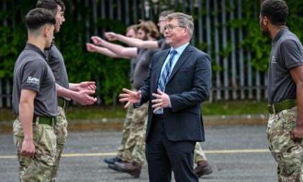 Peter Gibson MP opens new Academy for Military Preparation in Darlington