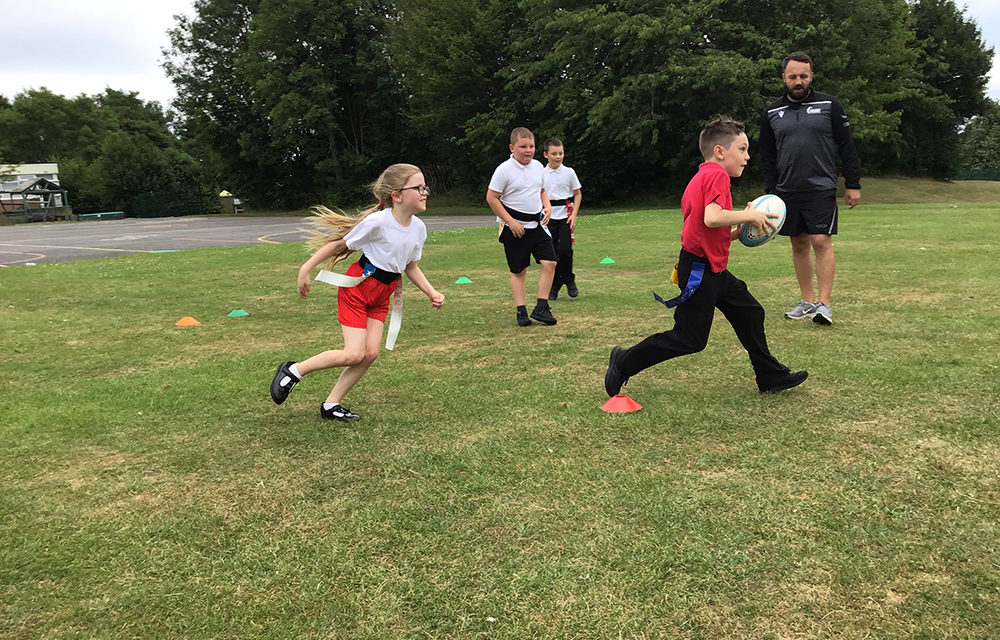 Tag Rugby at St. Francis’