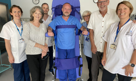 Specialist Rehabilitation Chair Donated to Support Critical Care Recovery