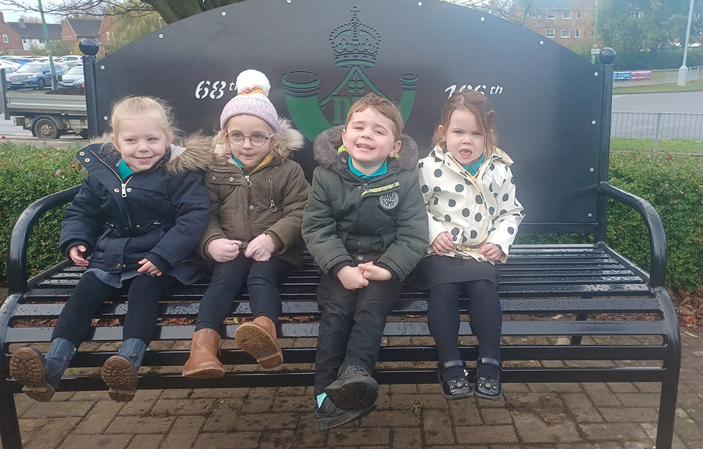 Children Visit Memorial