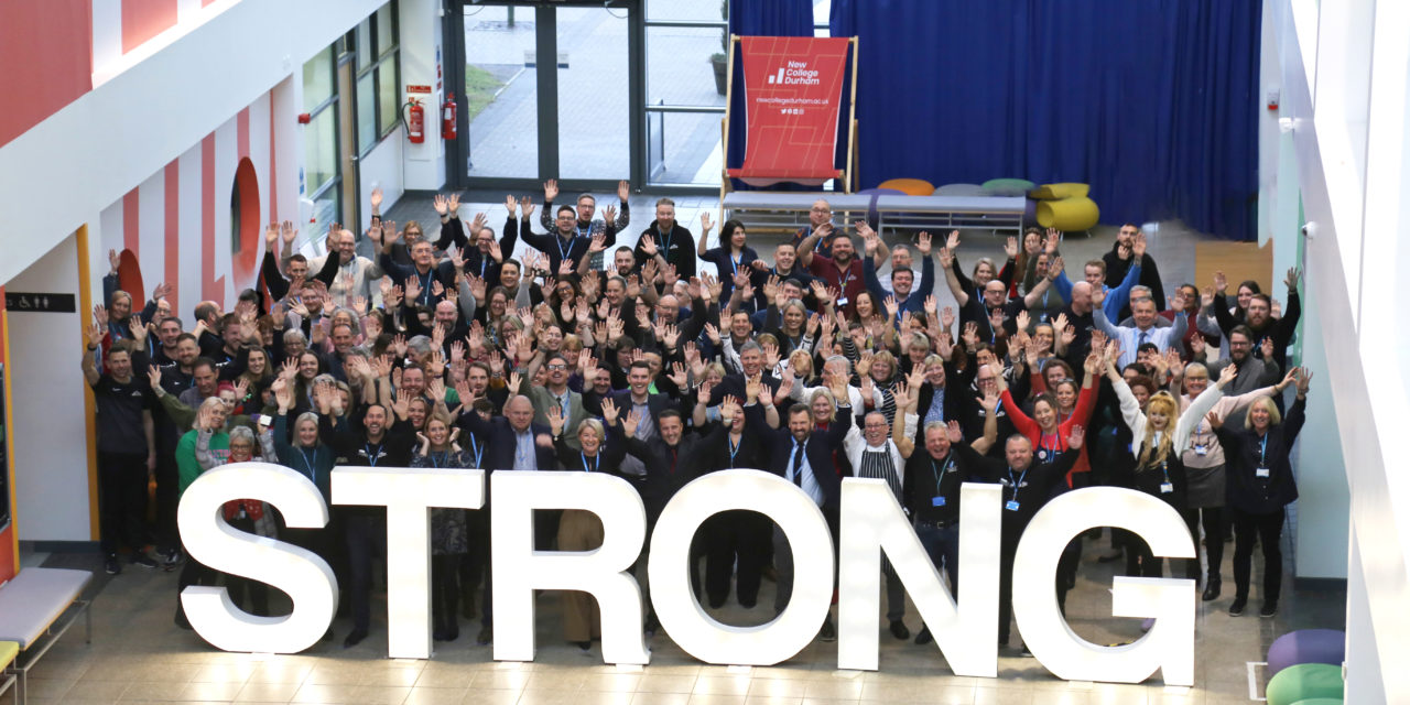 NEW COLLEGE DURHAM FIRST NORTH EAST COLLEGE TO RECEIVE STRONG