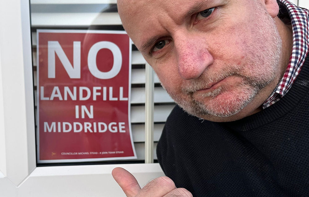 Middridge Quarry Landfill Plan Dumped