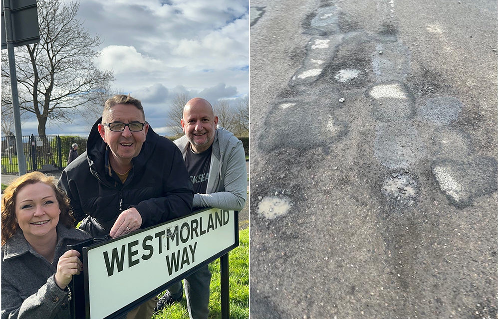 Road Surfacing on Westmorland Way