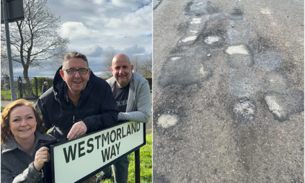 Road Surfacing on Westmorland Way