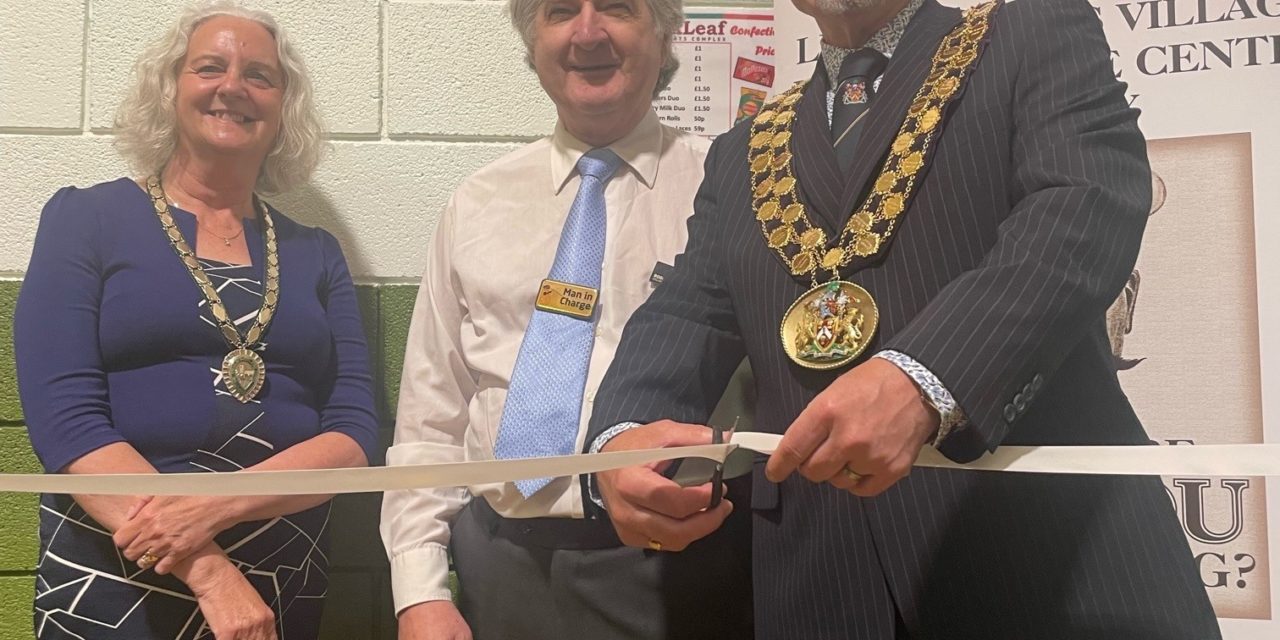 Mayor at the Model Railway Exhibition