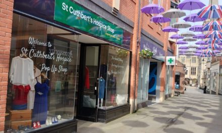 Prince Bishops Place Umbrella Street returns in support of St Cuthbert’s Hospice