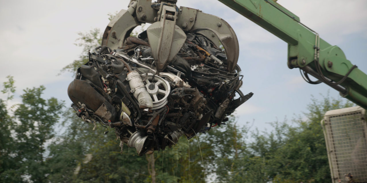 SEIZED bikes get dropped in the crusher