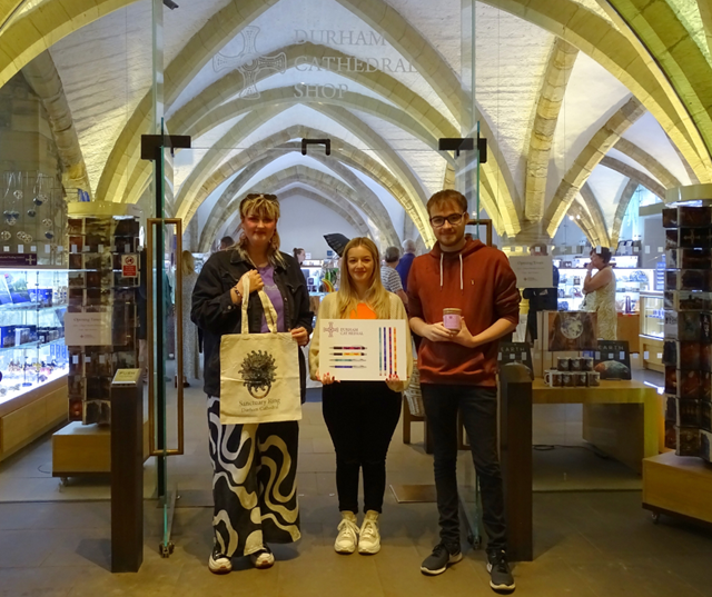 Students Designs are Sold in Durham Cathedral Gift Shop