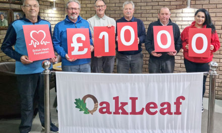 £1000 Raised for British Heart Foundation