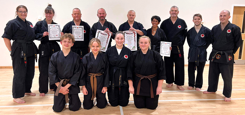 Zanshin Kai Karate Successful Gradings