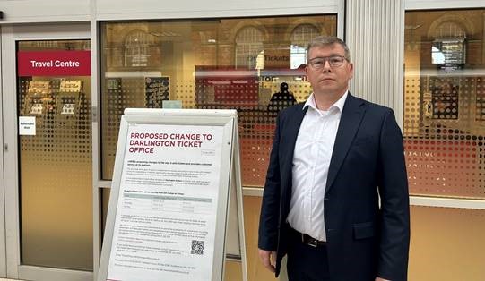 DARLINGTON STATION TICKET OFFICE SAVED