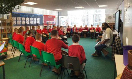 Drumming Lessons at St. Francis’