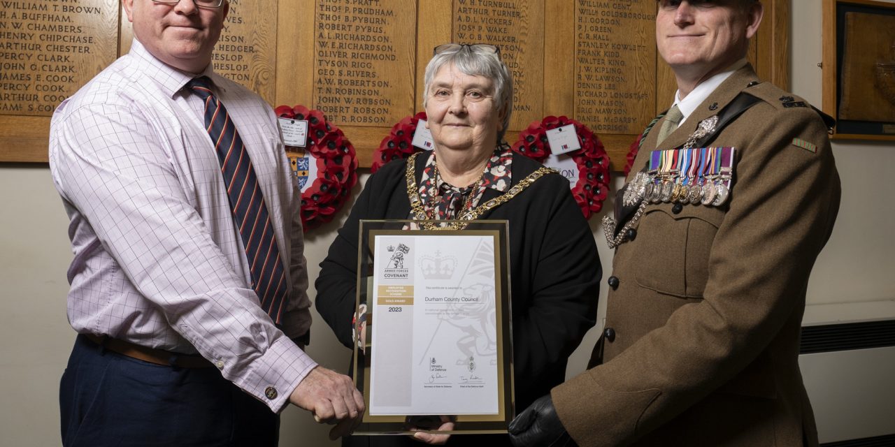 Gold Award for supporting Armed Forces community