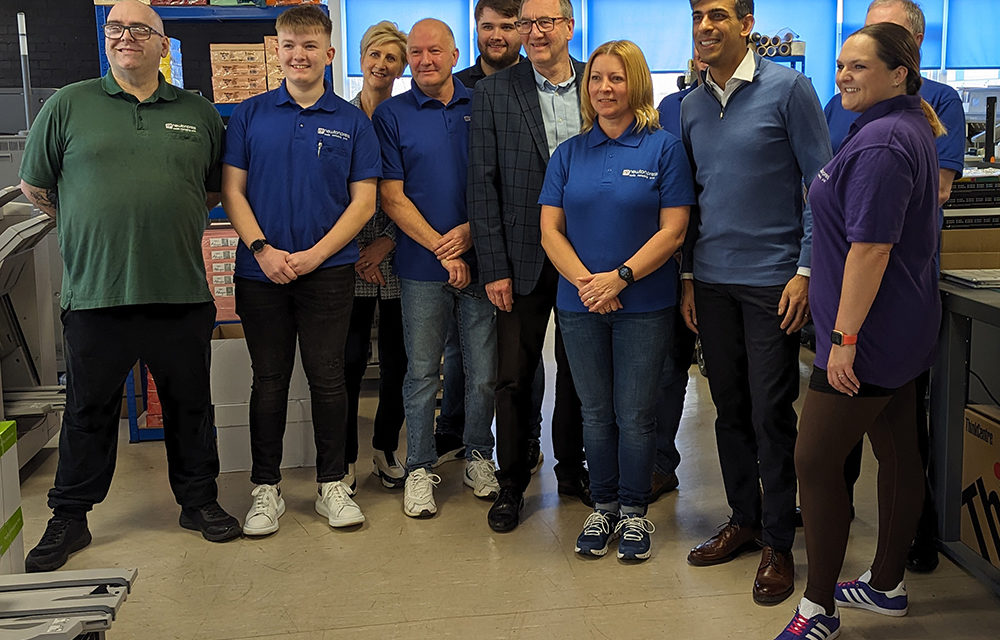 PM Visits Newton Press