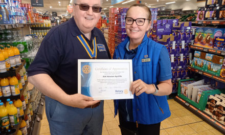 Rotary Great Aycliffe Thank Aldi