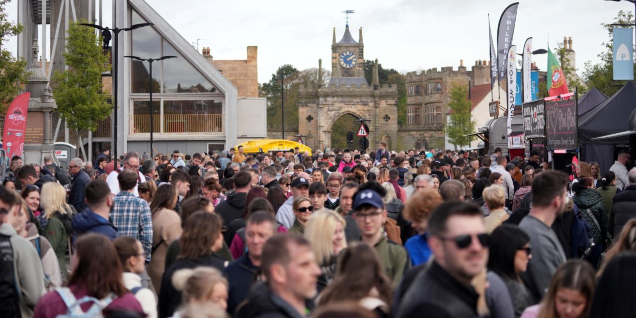 Crowds flock to Bishop Auckland to enjoy taste of popular food festival