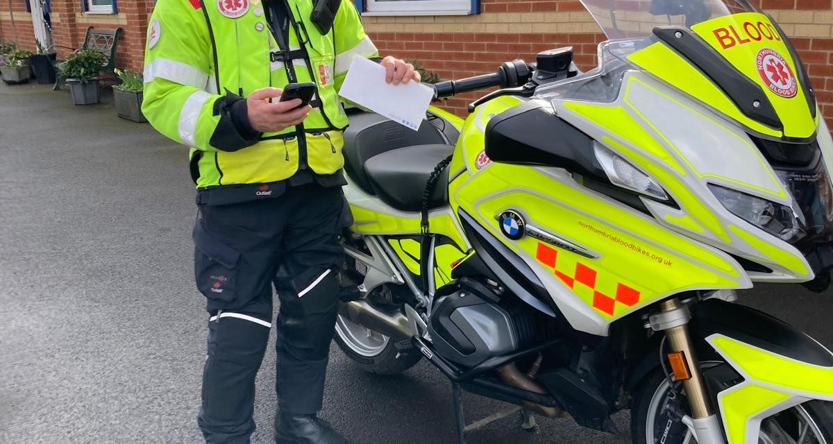 Blood Bikes Donation