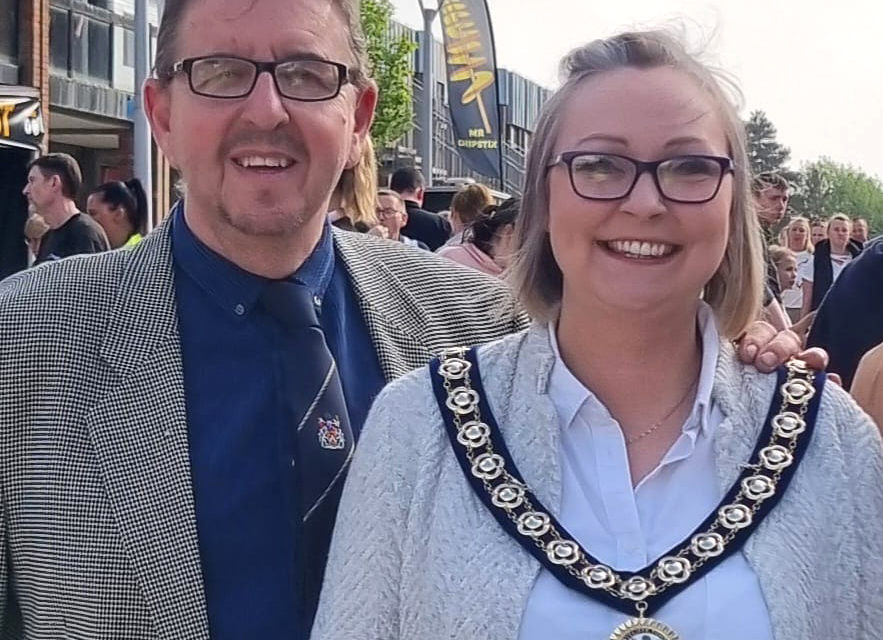 Incumbent Deputy Mayor Out and About