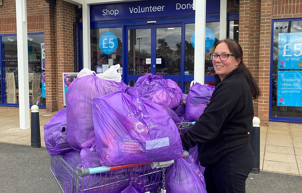 Slimming World Members Donate Clothes To Charity