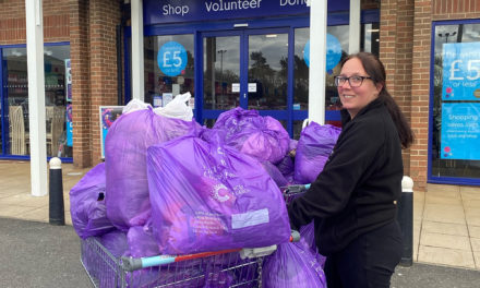 Slimming World Members Donate Clothes To Charity