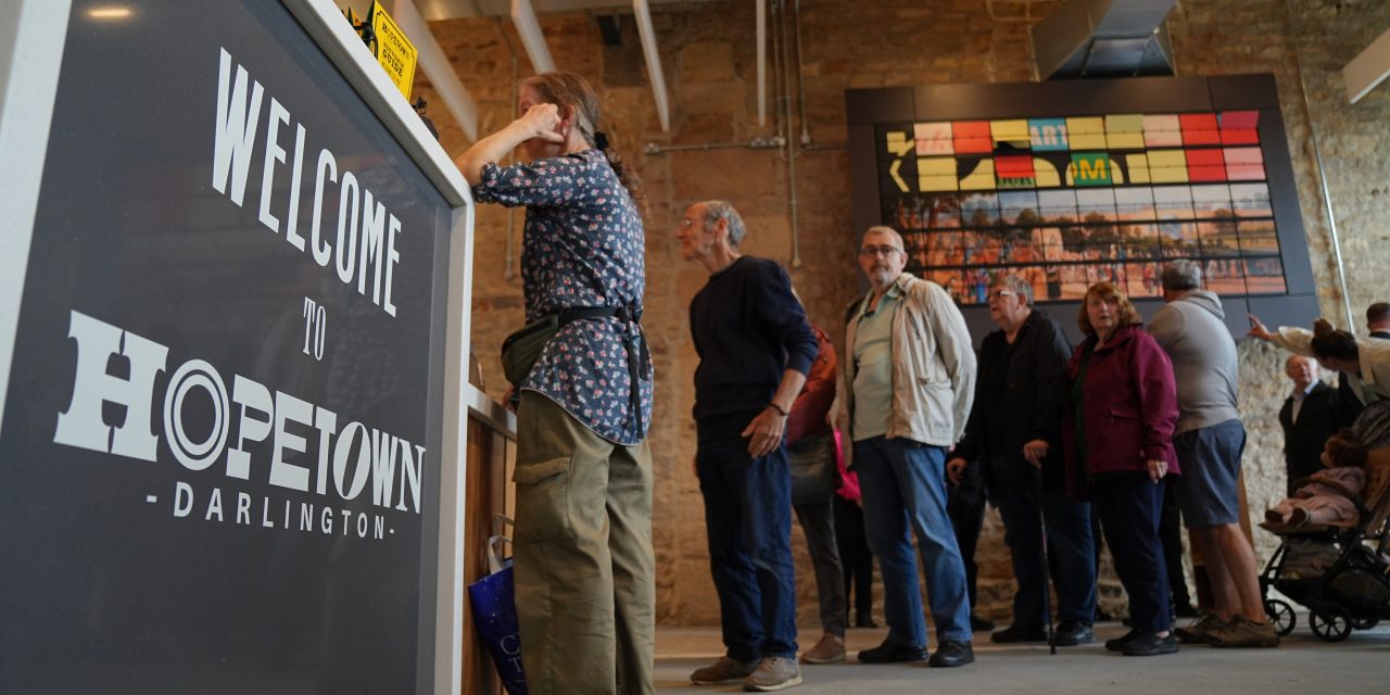 HOPETOWN DARLINGTON AWARDED VISITENGLAND QUALITY ASSURED VISITOR ATTRACTION MARQUE