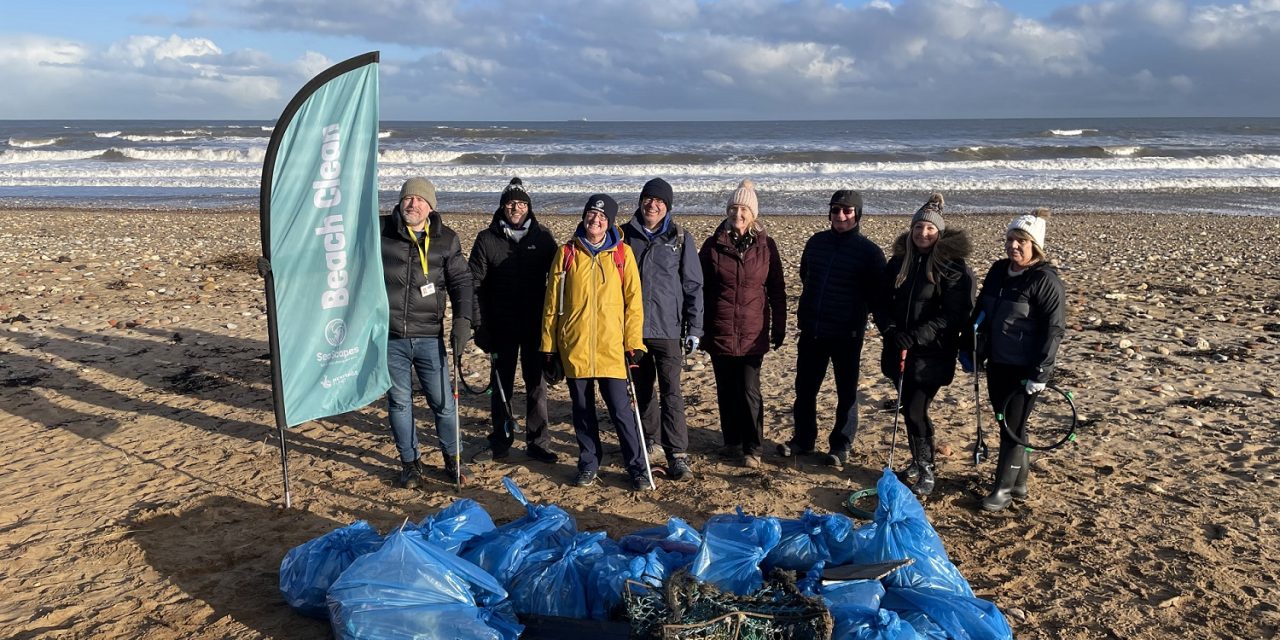 Supporting volunteer effort to keep County Durham’s coastline clean