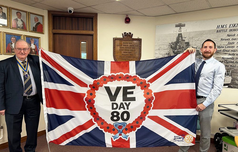VE Day Flags Donated