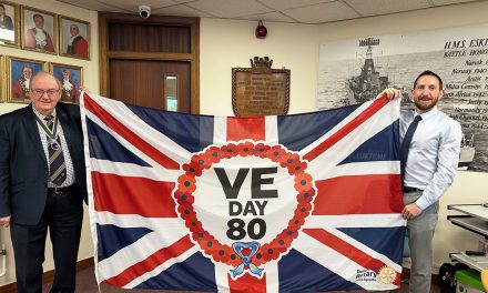 VE Day Flags Donated