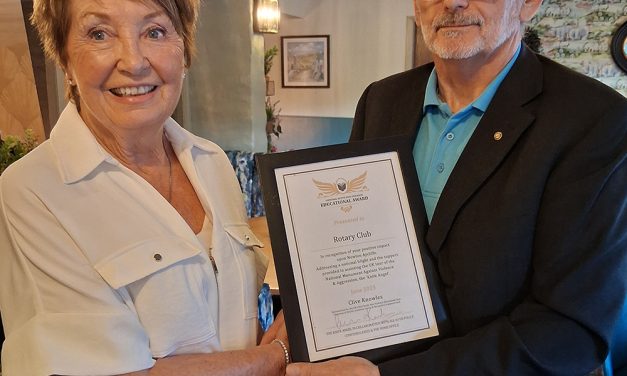 New Member and Award for Rotary Newton Aycliffe