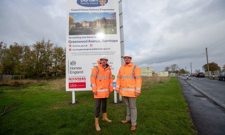 affordable house scheme underway in Burnhope